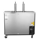 Maxx Cold Dual Tower Beer Dispenser, 10.5 cu. ft., 2 Barrel/Kegs (297L), Black/Stainless Steel Top MXBD48-2BHC