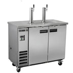 Maxx Cold Dual Tower Beer Dispenser, 10.5 cu. ft., 2 Barrels/Kegs (297L) in Stainless Steel MXBD48-2SHC