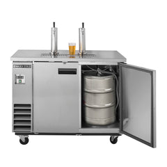 Maxx Cold Dual Tower Beer Dispenser, 14.2 cu. ft., 2 Barrels/Kegs (402L), in Stainless Steel MXBD60-2SHC