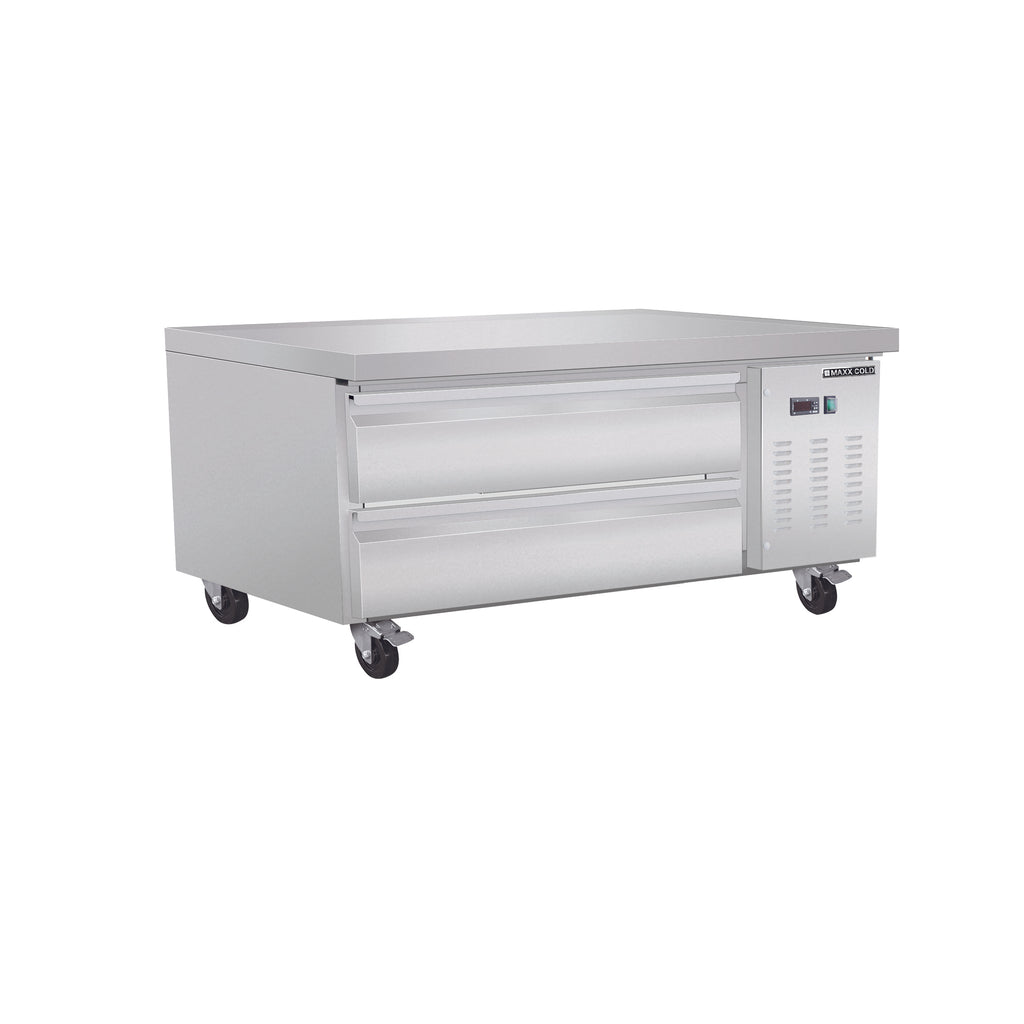 Maxx Cold Two-Drawer Refrigerated Chef Base, 6.5 cu. ft. Storage Capacity, in Stainless Steel MXCB48HC