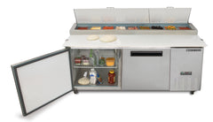 Maxx Cold Two-Door Refrigerated Pizza Prep Table, 22 cu. ft. Storage Capacity, in Stainless Steel MXCPP70HC