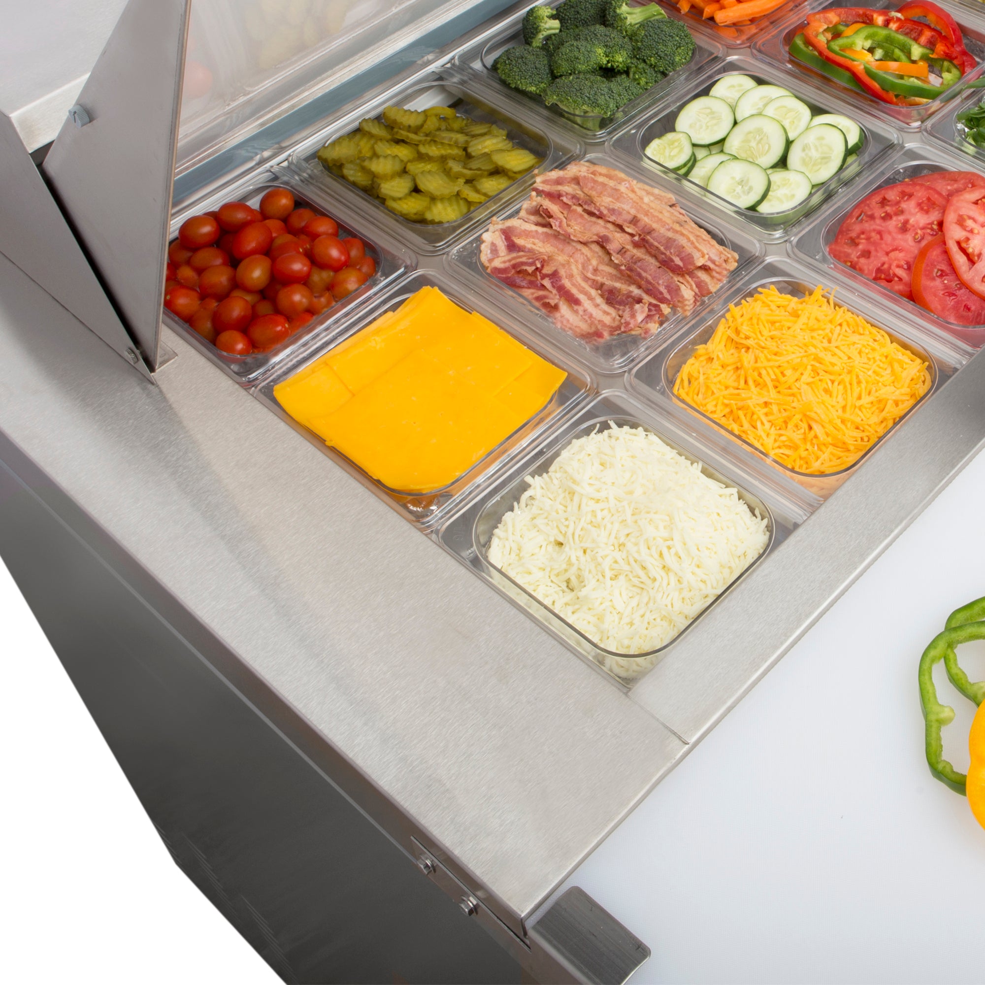 Cold Prep Storage Maxx Cold One-Door Refrigerated Megatop Prep Unit, 7 cu. ft. Storage C ...