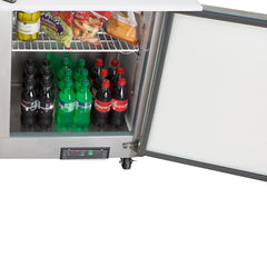 Maxx Cold One-Door Refrigerated Megatop Prep Unit, 7 cu. ft. Storage Capacity, in Stainless Steel MXCR29MHC