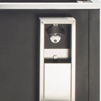 Maxx Cold Horizontal Bottle Cooler, 14 cu. ft. Storage Capacity, Black/Stainless Steel Top, Interior MXCR50BHC