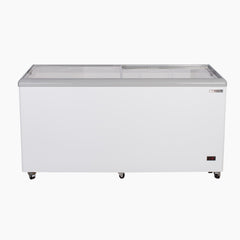 Maxx Cold Sliding Glass Top Mobile Ice Cream Display Freezer, 11 cu. ft. Storage Capacity, in White MXF52F