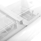 Maxx Cold Sliding Glass Top Mobile Ice Cream Display Freezer, 16 cu. ft. (453L), in White MXF71F