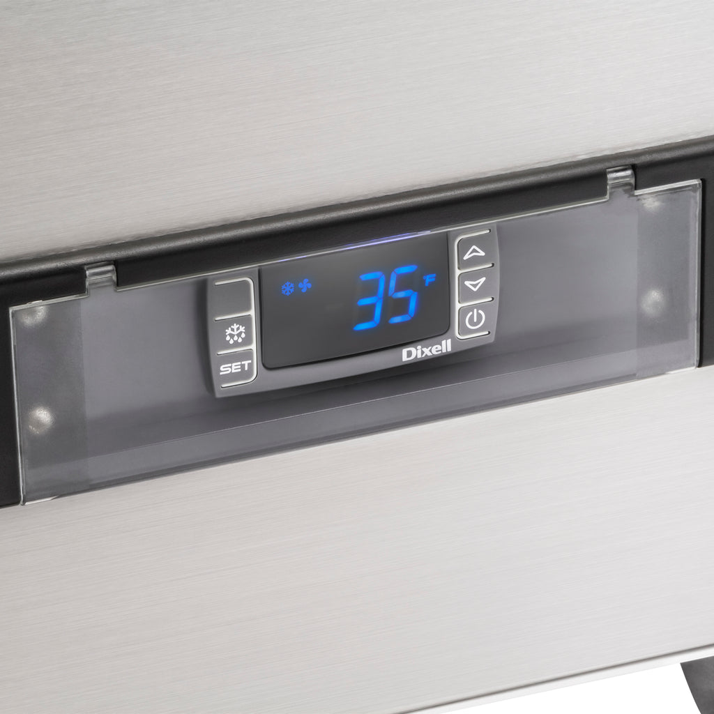 Maxx Cold Milk Cooler, 34"W, Stores up to (8) 13" Milk Crates, in Stainless Steel MXMC34HC