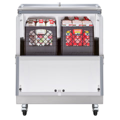 Maxx Cold Milk Cooler, 34"W, Stores up to (8) 13" Milk Crates, in Stainless Steel MXMC34HC