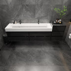 Moreno Bath MAX 92" Floating Bathroom Vanity with FLX16 Acrylic Sink W/Small Side Cabinet MAX16-7220