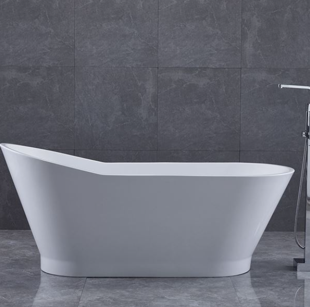 Bellaterra Melun 67 in. Freestanding Bathtub in White BA7529