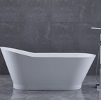 Bellaterra Melun 67 in. Freestanding Bathtub in White BA7529