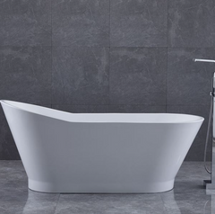 Bellaterra Melun 67 in. Freestanding Bathtub in White BA7529