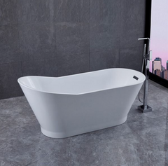 Bellaterra Melun 67 in. Freestanding Bathtub in White BA7529