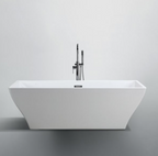 Bellaterra Messina 71 in. Freestanding Bathtub in Glossy White BA6826
