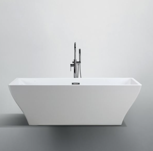 Bellaterra Messina 71 in. Freestanding Bathtub in Glossy White BA6826
