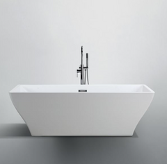 Bellaterra Messina 71 in. Freestanding Bathtub in Glossy White BA6826