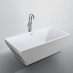 Bellaterra Messina 71 in. Freestanding Bathtub in Glossy White BA6826