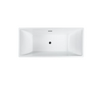 Bellaterra Messina 71 in. Freestanding Bathtub in Glossy White BA6826