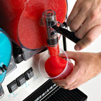 Omega Frozen Double Chamber 3-Gallon Bowl Granita Machine, in Black/Stainless Steel OFS20