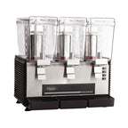 Omega Fresh Triple Chamber 3-Gallon Bowl Drink Dispenser, in Black/Stainless Steel OSD30