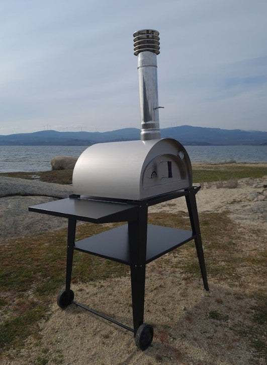 Proforno Portable Wood Fired Pizza Oven - Pizzi with Portable Cart PPIZ-BB