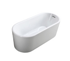 Bellaterra Padua 63 in. Freestanding Bathtub in Glossy White BA6830