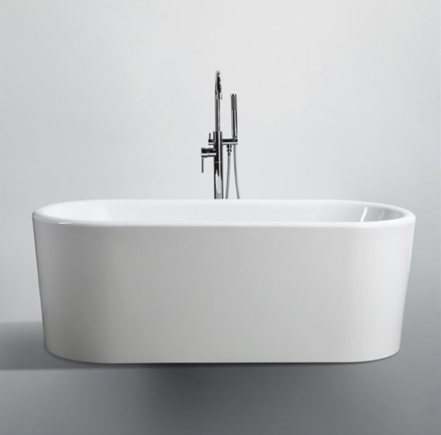 Bellaterra Padua 63 in. Freestanding Bathtub in Glossy White BA6830