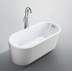 Bellaterra Padua 63 in. Freestanding Bathtub in Glossy White BA6830