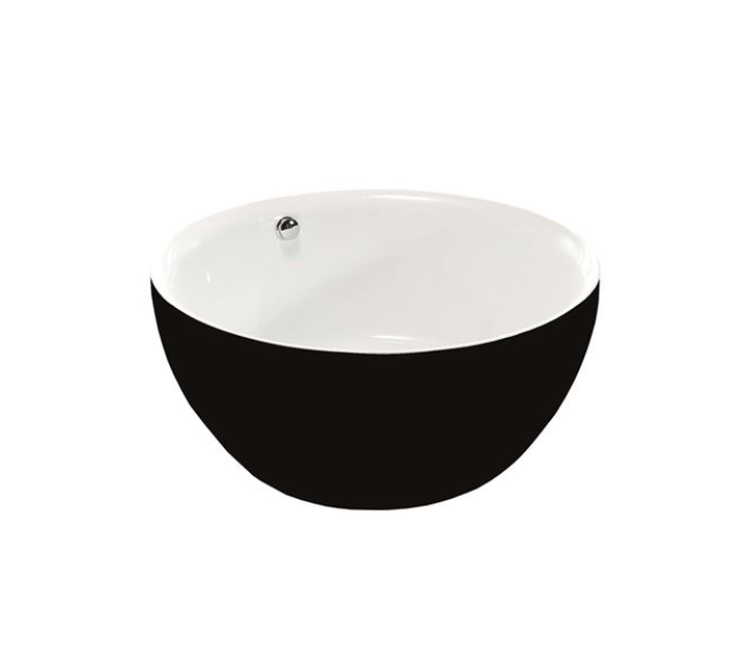 Bellaterra Parma 59 inch Freestanding Bathtub in Black BA6832BLK