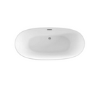 Bellaterra Pavia 67 in. Freestanding Bathtub in Glossy White BA6833