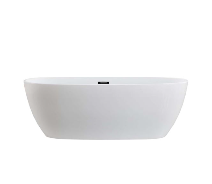 Bellaterra Pavia 67 in. Freestanding Bathtub in Glossy White BA6833
