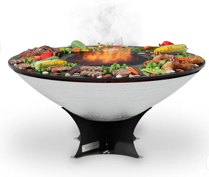 ARTEFLAME XXL 40" PLATINUM EDITION FIRE PIT WITH COOKTOP AF40STNOB-S