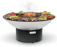 ARTEFLAME XXL 40" PLATINUM EDITION FIRE PIT WITH COOKTOP AF40STNOB-S