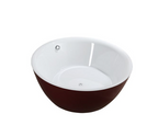 Bellaterra Prato 59 in. Freestanding Bathtub in Glossy Red BA6832RD