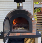 Proforno Traditional Wood Fired Brick Pizza Oven - Rústico Red PRR-01