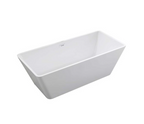 Bellaterra Rieti 67 in. Freestanding Bathtub in Glossy White BA6867