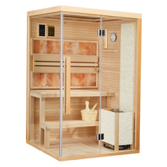 EROMMY Steam Sauna 2-3 Person with Abysm Light, 7-Color Therapeutic Lamp SP-EY-US-JFPL055MS