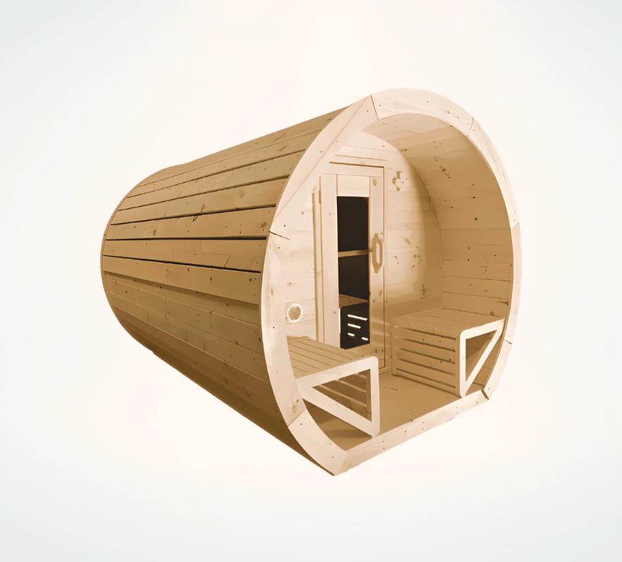 True North Schooner Outdoor Sauna – 8 ft Red Cedar S24030R