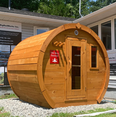 True North Schooner Outdoor Sauna – 8 ft Red Cedar S24030R