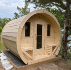 True North Schooner Outdoor Sauna – 8 ft Red Cedar S24030R