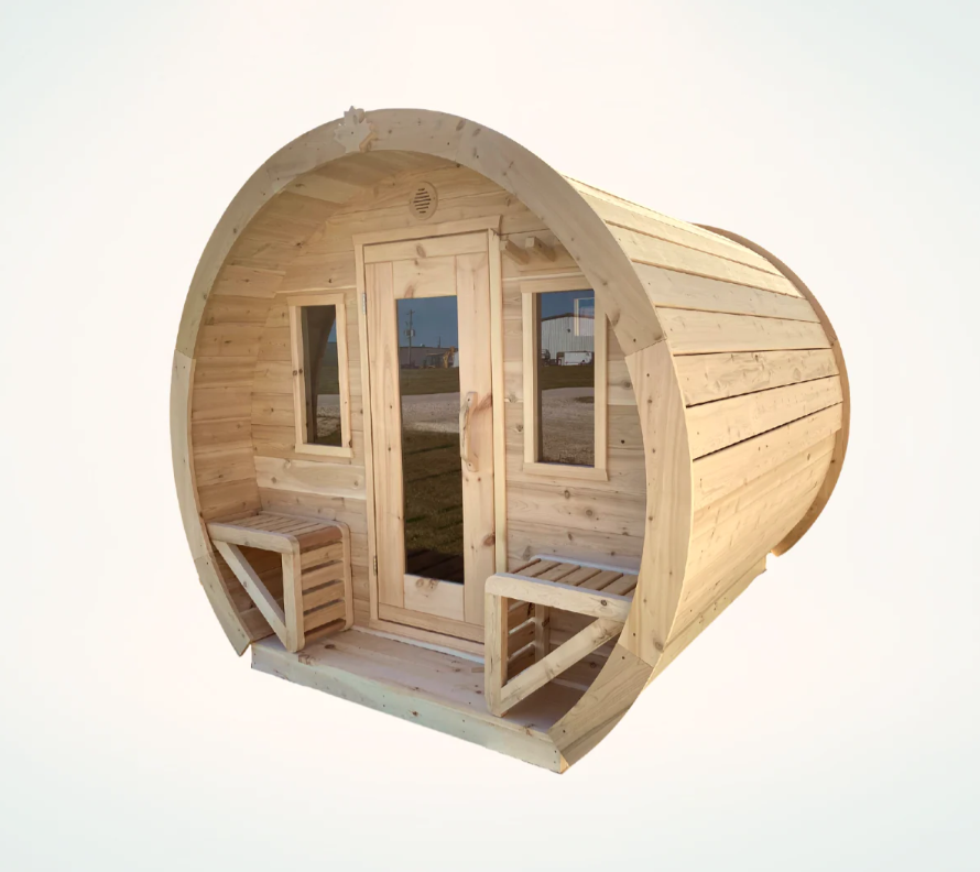 True North Schooner Outdoor Sauna – 8 ft Red Cedar S24030R