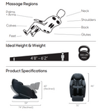 Sharper Image Axis 4D Massage Chair 1Z1001116