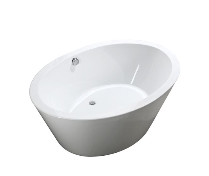 Bellaterra Udine 67 in. Freestanding Bathtub in Glossy White BA6827