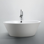 Bellaterra Udine 67 in. Freestanding Bathtub in Glossy White BA6827