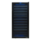 Vinotemp Butler Series Dual-Zone Wine Cooler, 110 Bottle Capacity, in Black VT-122TS-2Z