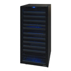 Vinotemp Butler Series Dual-Zone Wine Cooler, 110 Bottle Capacity, in Black VT-122TS-2Z