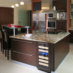 Vinotemp Private Reserve Series Panel Ready Dual-Zone 15" Wine Cooler, 28 Bottle Capacity, in Black VT-15PR28