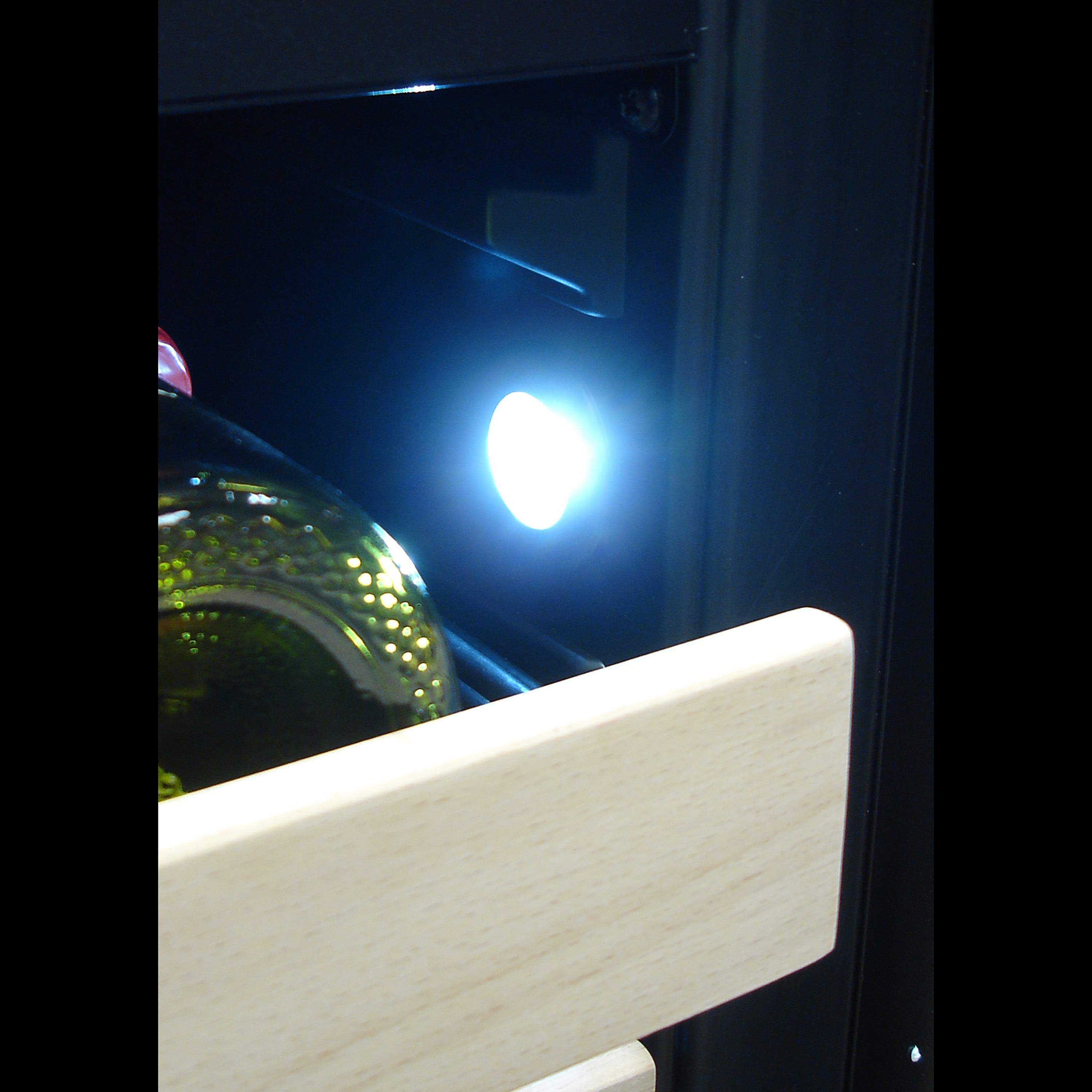 Vinotemp Private Reserve Series Panel Ready Dual-Zone 18" Wine Cooler, 32 Bottle Capacity, in Black VT-18PR28