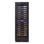 Vinotemp Private Reserve Series Panel Ready Dual-Zone 24" Wine Cooler, 126 Bottle Capacity, in Black  VT-24PR125