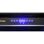 Vinotemp Private Reserve Series Panel Ready Dual-Zone 24" Wine Cooler, 126 Bottle Capacity, in Black  VT-24PR125